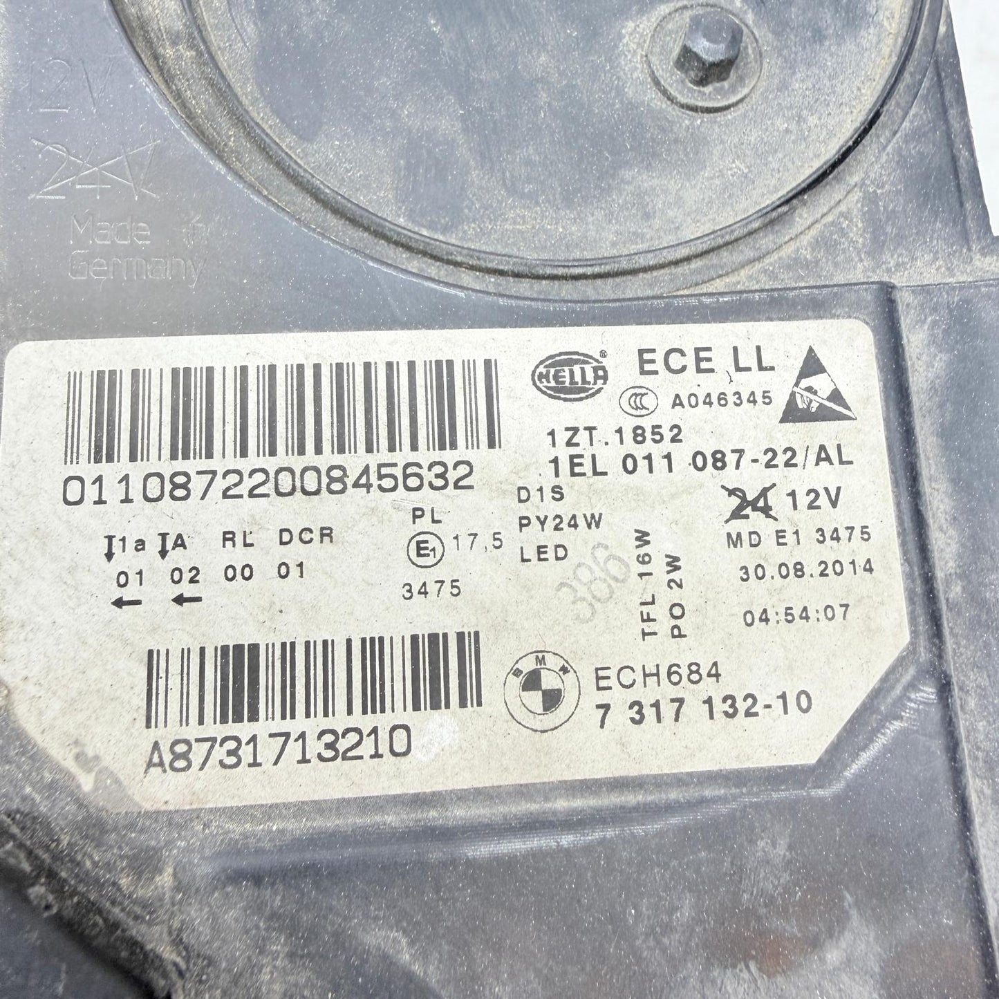 BMW 5 Serisi F10 Sağ Far Komple Beyinli 7317132-10 En Uygun Oto Parça