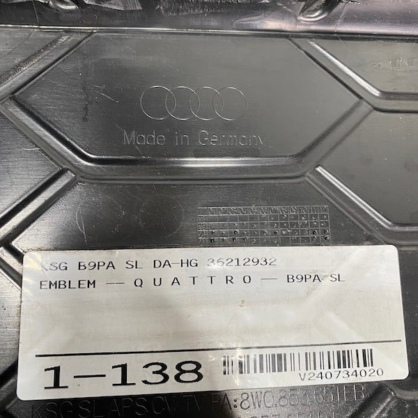 Audi A4 Ön Panjur Kasası 8W0853651DB Orijinal Çıkma En Uygun Oto Parça