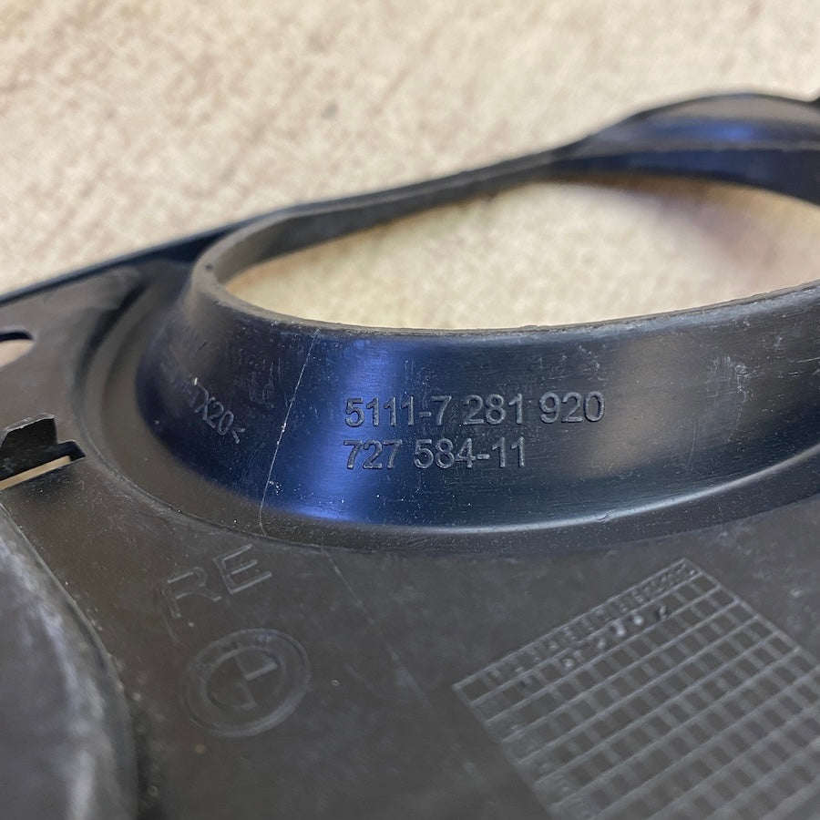 BMW 3 F30/F31 Sis Far Kapağı 51117281920