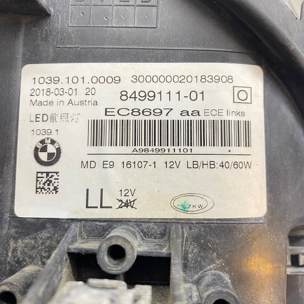 BMW 5 G30 Sol Far 8499111-01 En Uygun Oto Parça