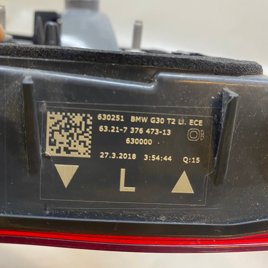 BMW 5 Serisi G30 Bagaj İç Stop Lambası 630341L/63034R 17-20