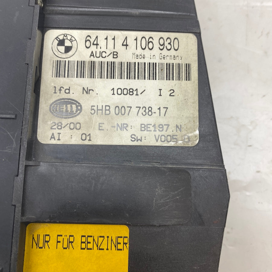 BMW E46 İklim Kontrol Paneli 64114106930
