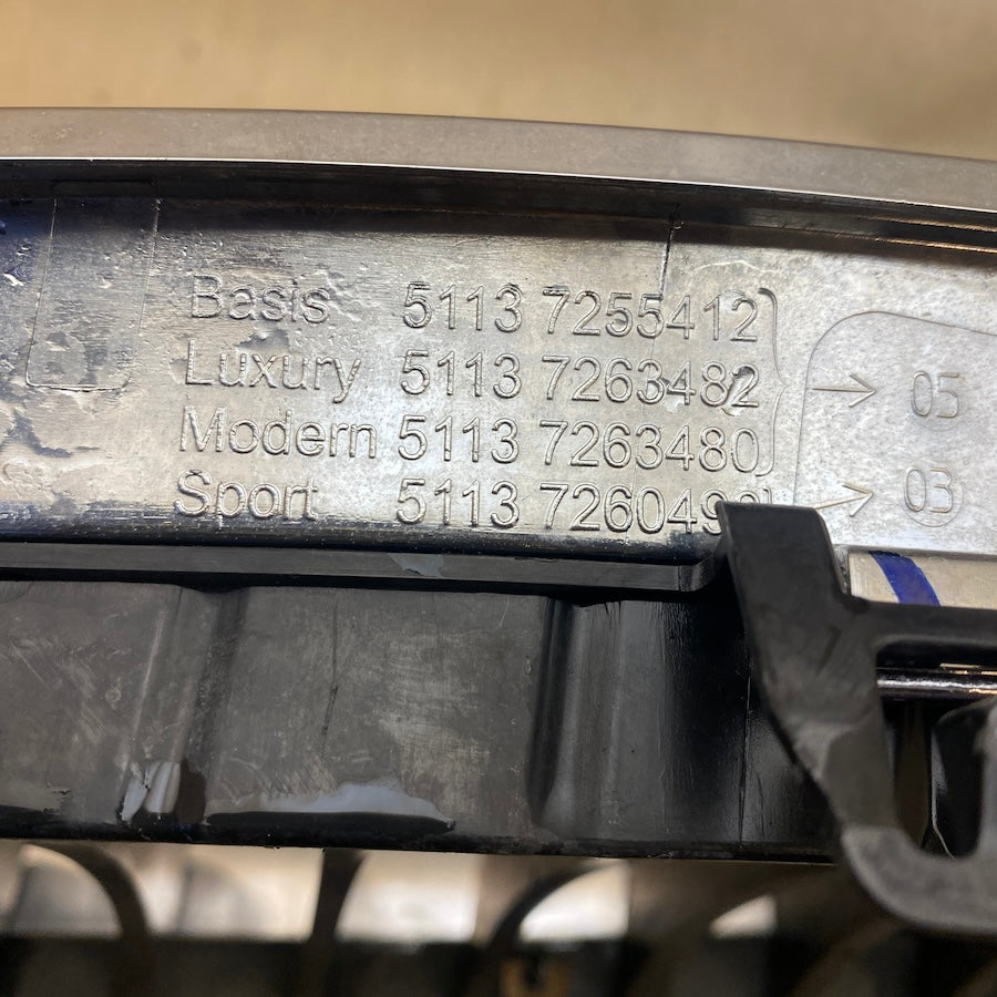 BMW F30 F31 Ön Böbrek Izgarası 5113 7255412