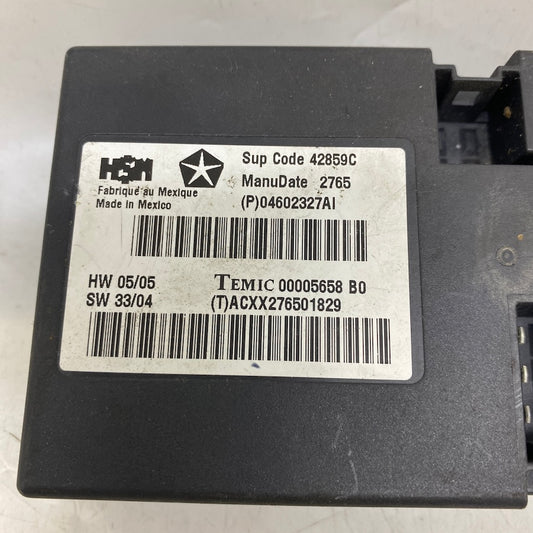 Chrysler 300C Merkezi Kilit Beyni P04602327AF | Orijinal Çıkma (2005-2010)