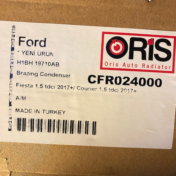 Ford Fiesta 1.5 TDCi Klima Radyatörü H1BH19710-AB En Uygun Oto Parça