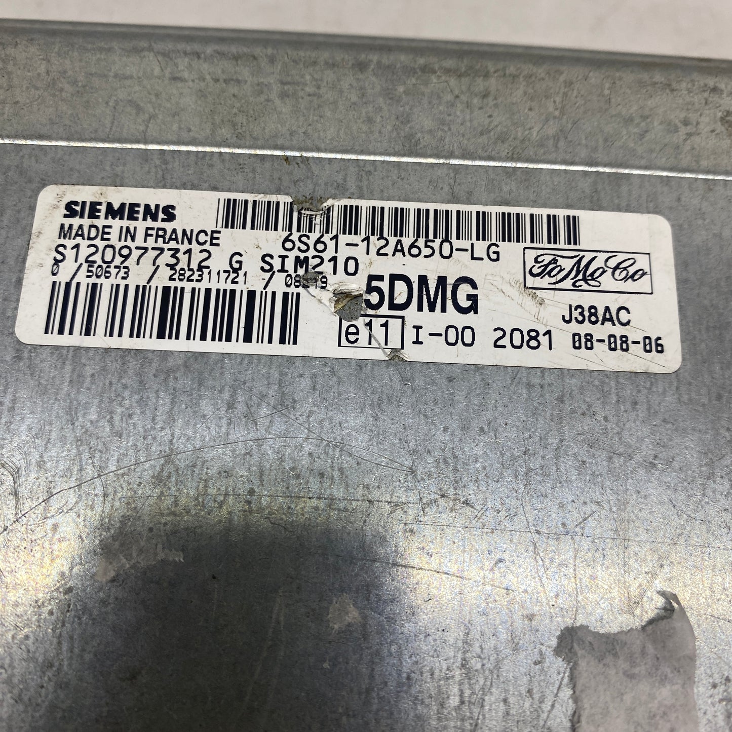 Ford Fiesta 1.25 Motor Beyni 4S61-12A650-SD / GD / LG / PE Orijinal Çıkma ECU