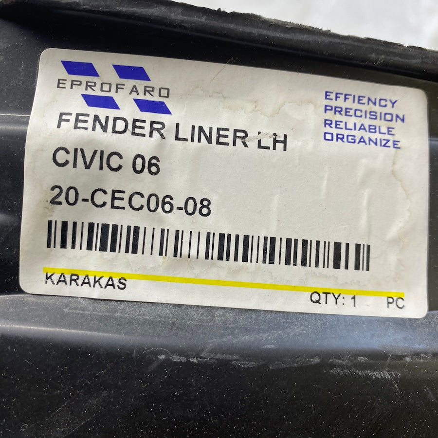 Honda Civic Ön Sol Çamurluk Davlumbazı 74151-SNA-100 (2007-2012)