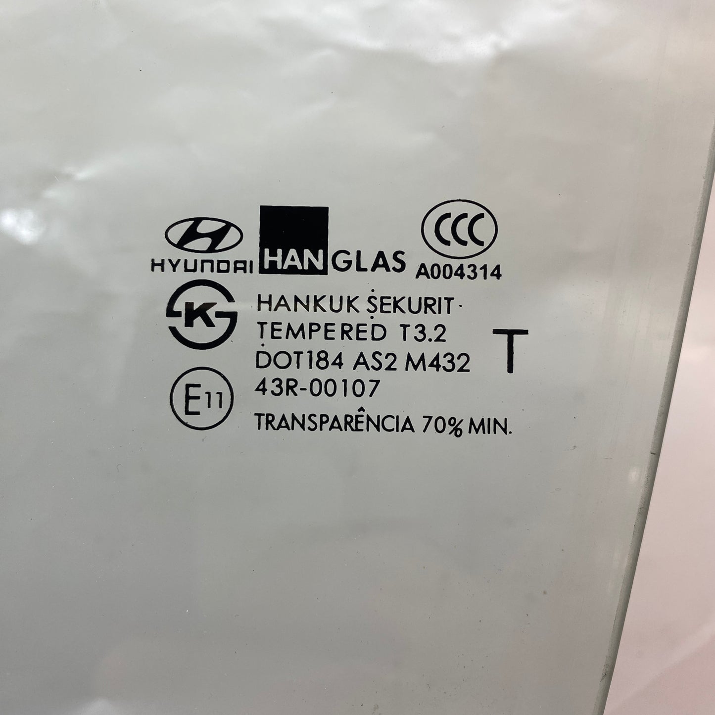 Hyundai Getz Ön Sol Kapı Camı 2004 43R00107