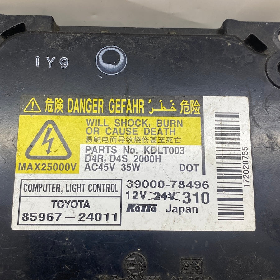 Lexus GS 450h far kontrol beyni – xenon sistem için orijinal çıkma, 85967-24011.