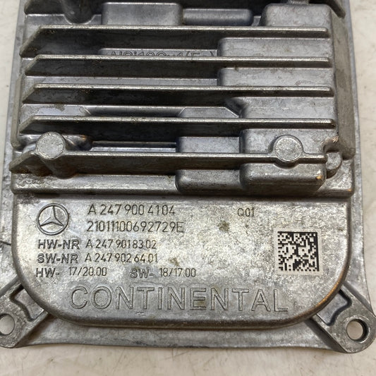 A1479004104 kodlu Mercedes LED far kontrol modülü – CLA W118 modeli için çıkma beyin.