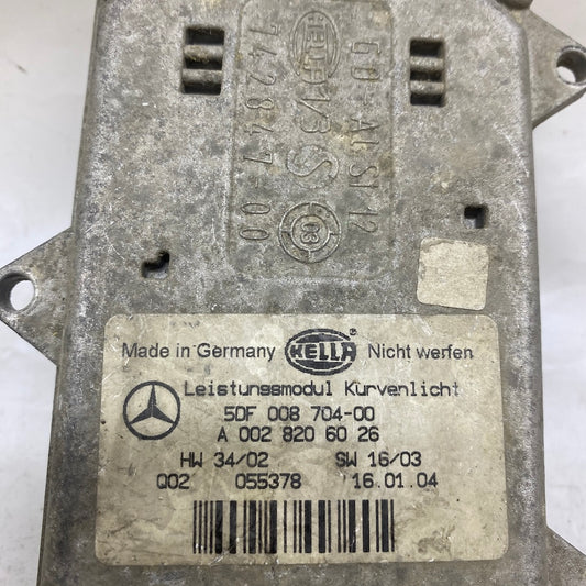 A0038205826 kodlu Mercedes far kontrol modülü – E Serisi W211 için çıkma beyin.