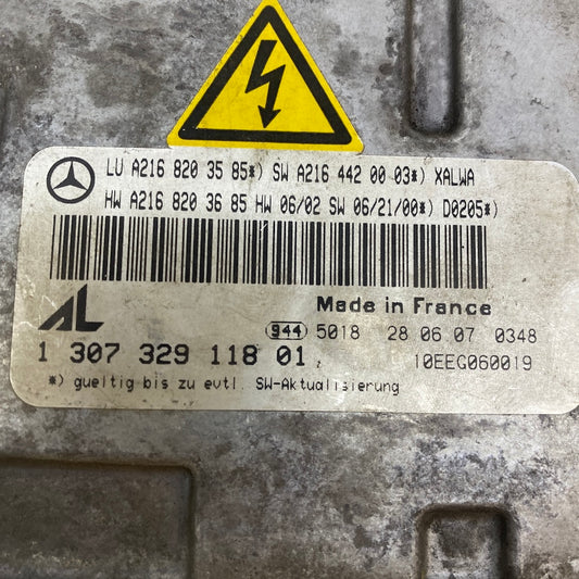 A2168203585 kodlu Mercedes far kontrol modülü – W221 ve W216 kasa için çıkma beyin.