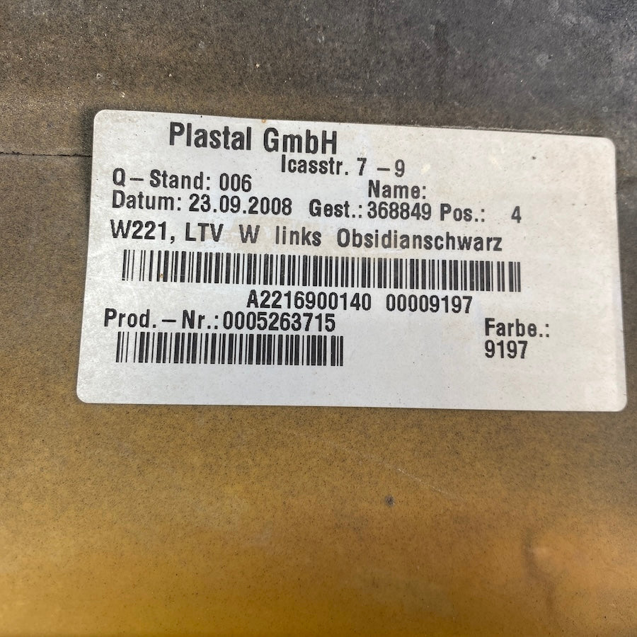 Mercedes S W221 Marşpiyel Kaplaması A221 6900140 - En Uygun Oto Parça