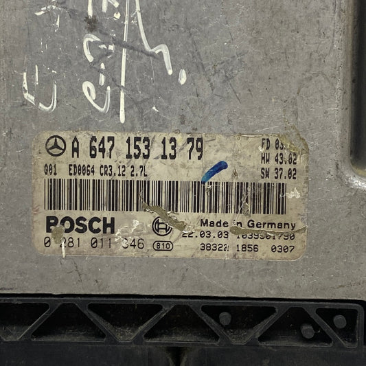 Mercedes W212 E270 2.7L Motor Beyni A6471531379 Orijinal Çıkma ECU