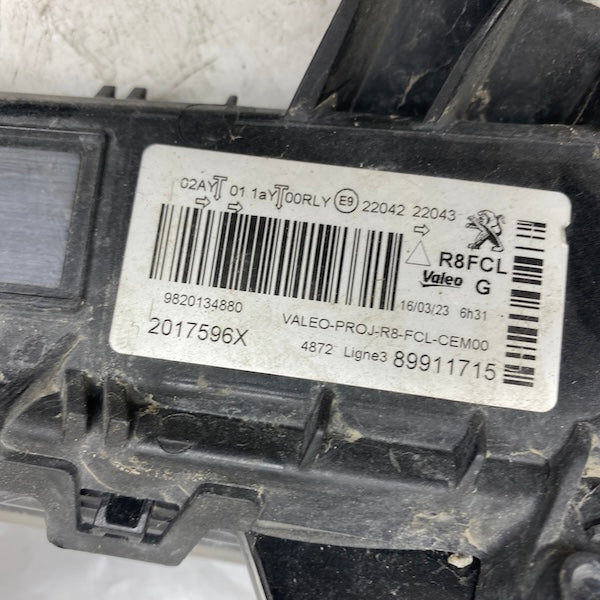 Peugeot 508 Sol Gündüz Ledi/Sol Sis Lambası 89911715 En Uygun Oto Parça