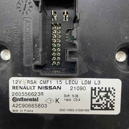 260556623R kodlu Renault far kontrol ünitesi – Megane 4, Clio ve Talisman uyumlu.