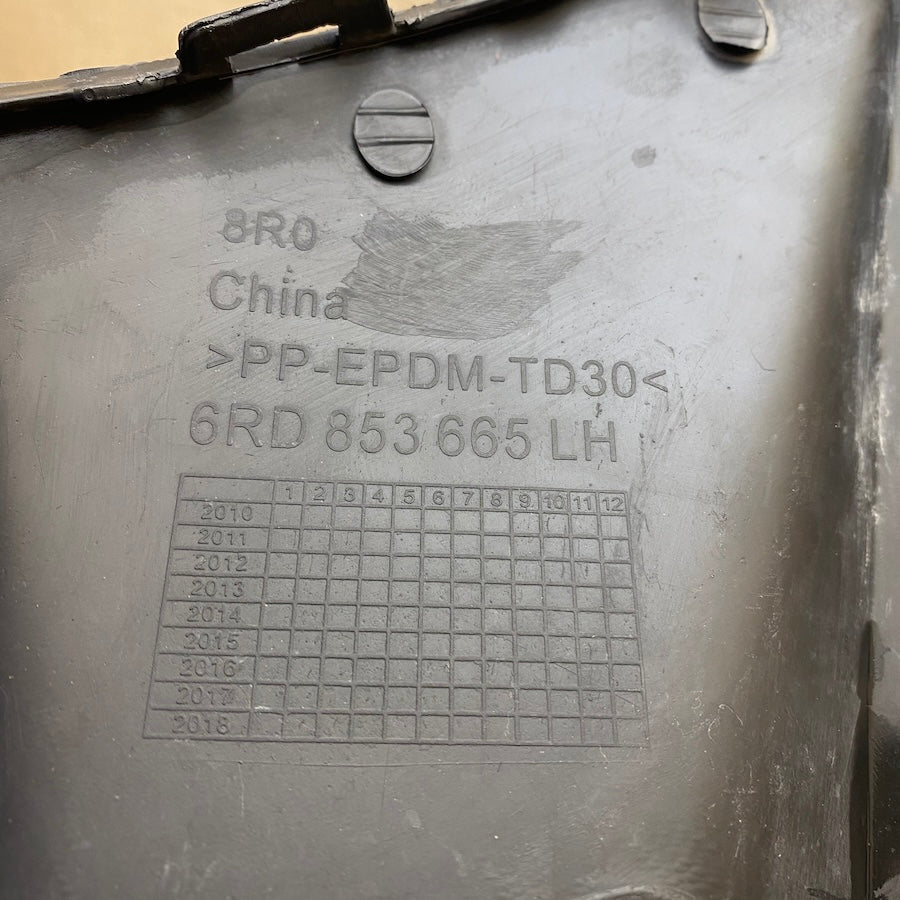 VOLKSWAGEN Polo Sol Sis Far Çerçevesi 6RD853665