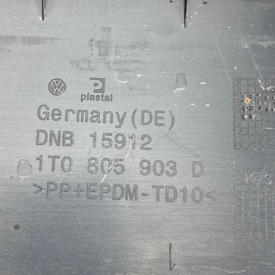 Volkswagen Caddy Ön Tampon Alt Koruma 1TO805903