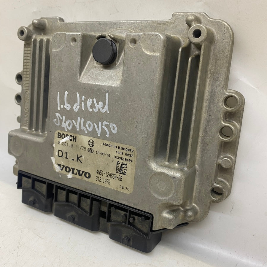 Volvo S40 / C30 / V50 Motor Beyni 4N51-12A650-BB / 31211076 Orijinal Çıkma ECU 2008-2012