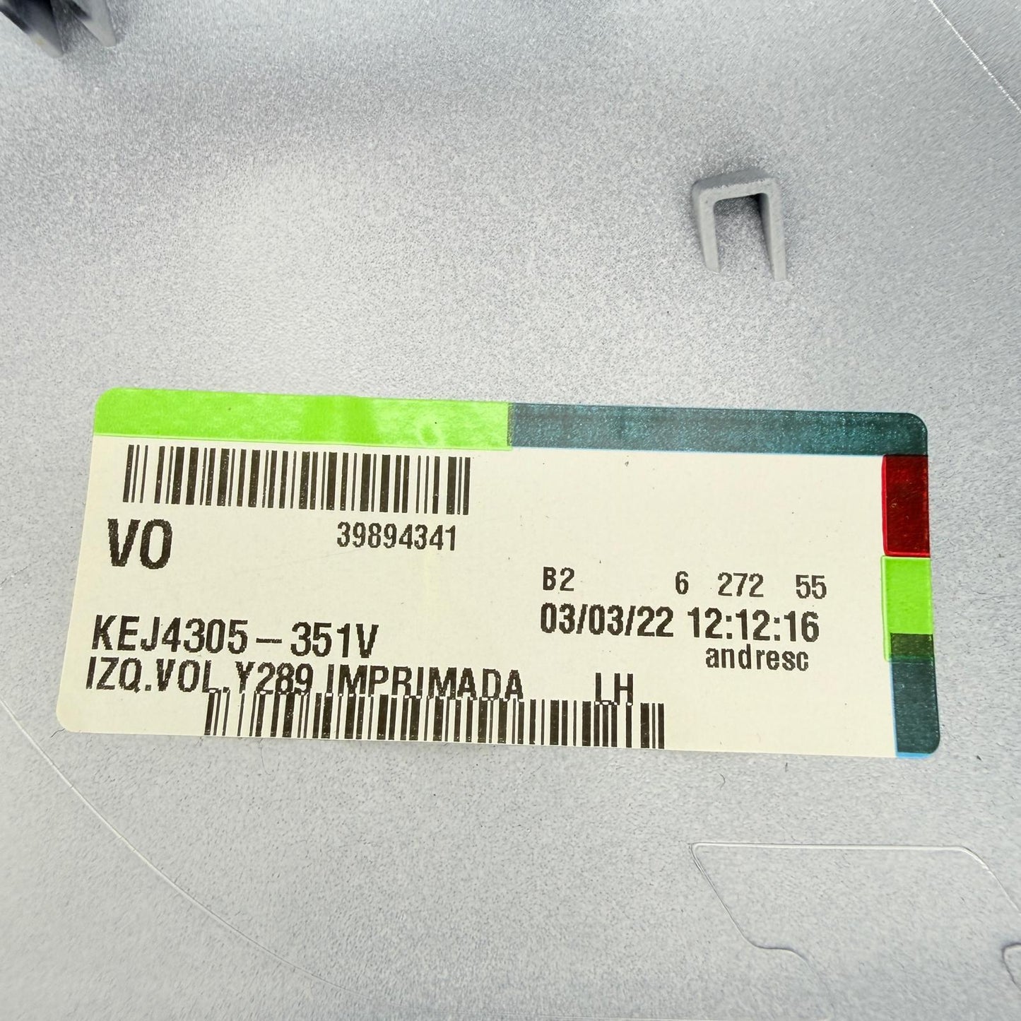 VOLVO XC90 Sol Ayna Kapağı 39894341 07-13 En Uygun Oto Parça