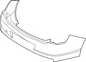 VOLVO S60 Arka Tampon 40002438