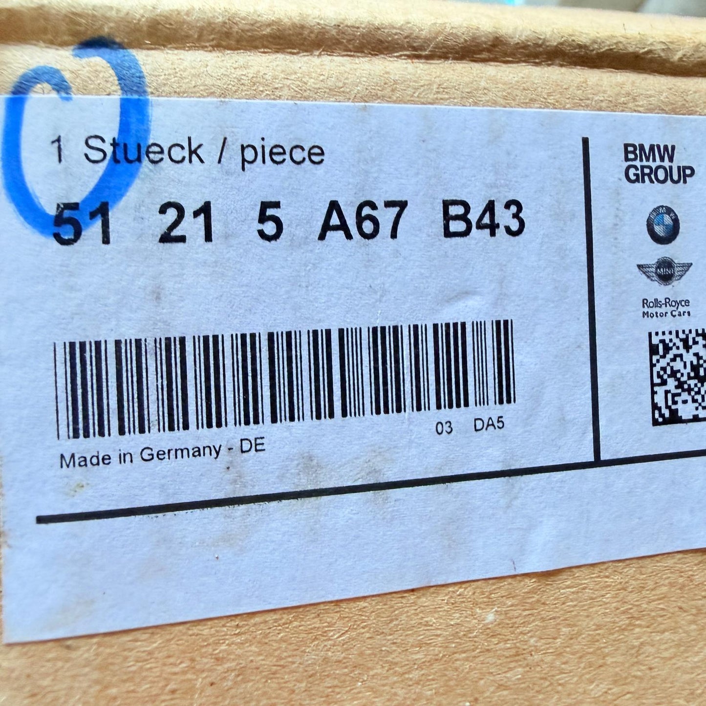 BMW 7 Serisi G70 Sol Arka Kapı Kolu 51215A67B43 En Uygun Oto Parça