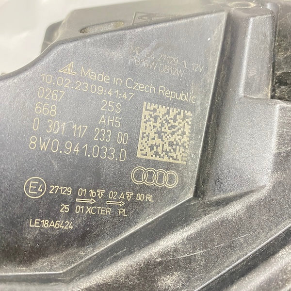 Audi A4 Sol Far 8W0941033D-AFT Full LED Beyin Dahil En Uygun Oto Parça