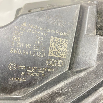 Audi A4 Sol Far 8W0941033D-AFT Full LED Beyin Dahil En Uygun Oto Parça