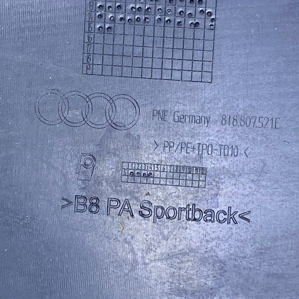 Audi A5 S5 Arka Tampon Difüzör Dahil 8T8807511D