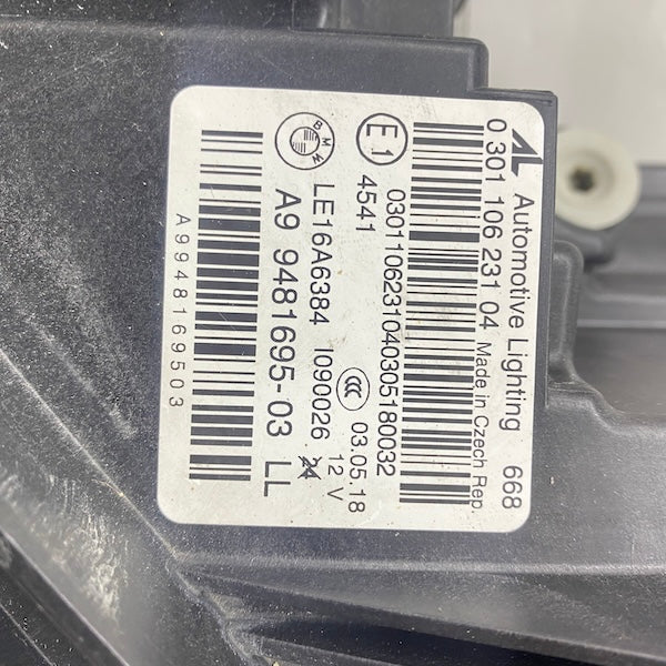 BMW 3 G20-G21 Sol Far 99481695 2019 En Uygun Oto Parça