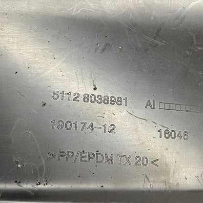 BMW 5 F10 M Arka Tampon Difüzör Kapağı 5112 8038981 Orijinal Çıkma