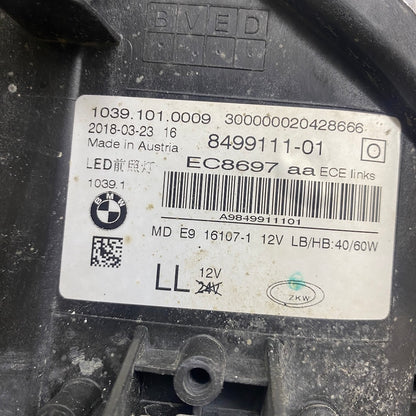 BMW 5 Serisi G30 Full LED Far Sıfırlanmış 8499112-01 17-20