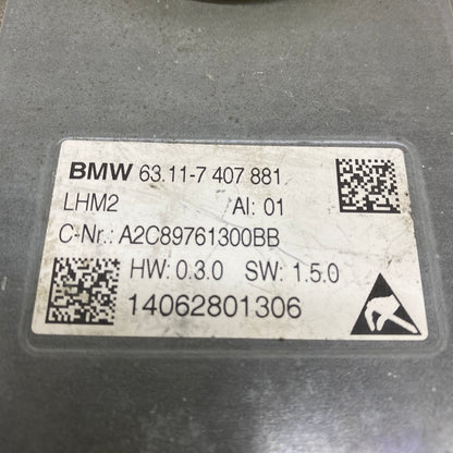 BMW F10 LED far kontrol ünitesi – çıkma OEM modül, 63117407881.