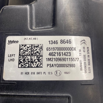 Citroen C3 Aircross Sol Far 13468646 En Uygun Oto Parça