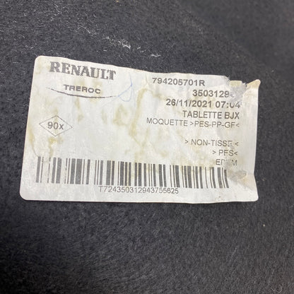 Dacia Sandero Bagaj Pandizot / Rafı Orijinal Çıkma 794205701R (2021-2024)