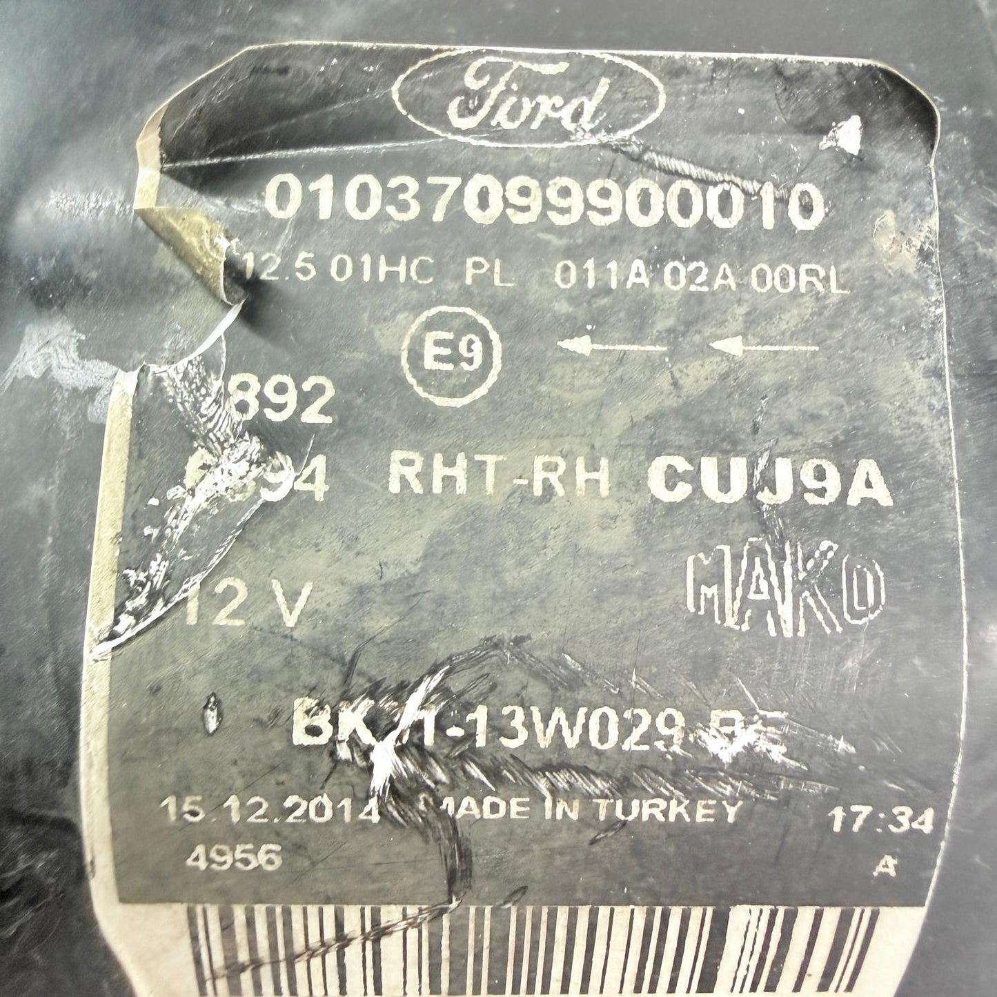 Ford Transit Sağ Far BK31-13W029-BE