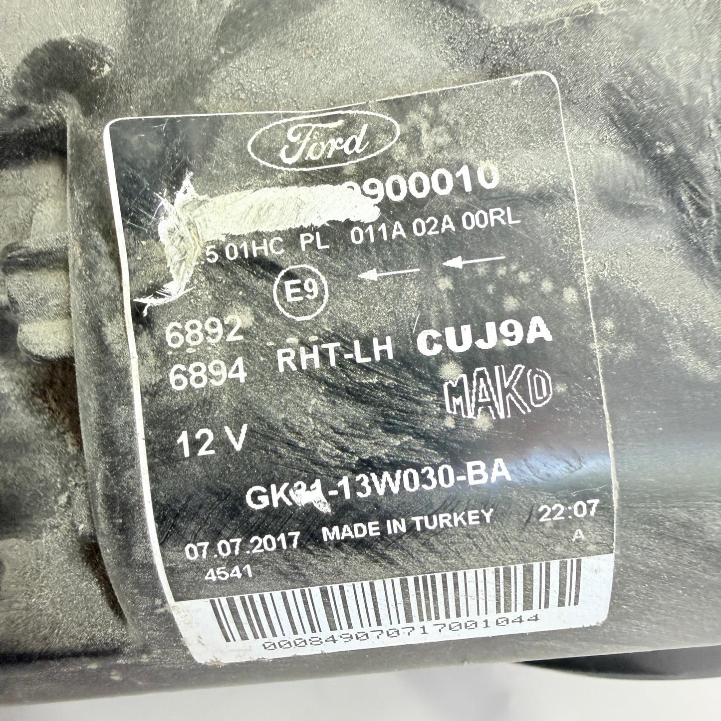 Ford Transit Sol Ön Far GK31-13W030-BC 2018-2026
