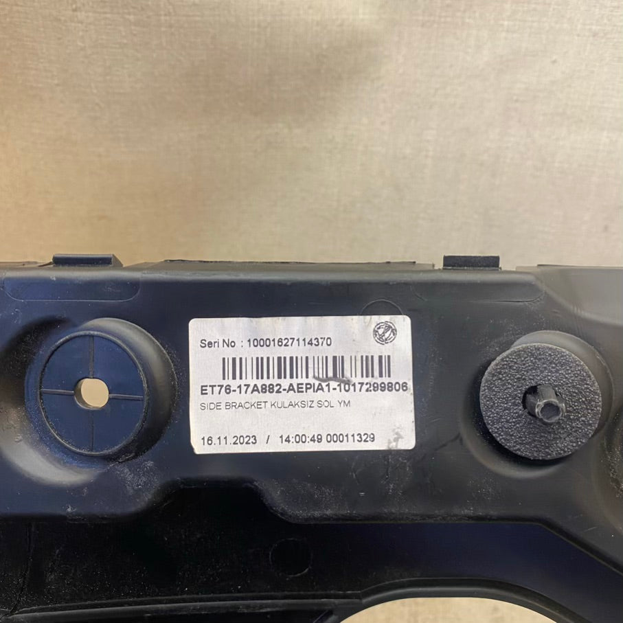 Ford Courier Arka Sol Tampon Braketi sol ET76 17A882 AL