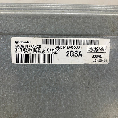 Ford Focus 1.6 Motor Beyni AM51-12A650-AA Orijinal Çıkma ECU
