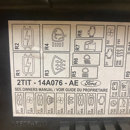 Ford Transit Connect Sigorta Kutu Kapağı 2TIT-14A076-AE
