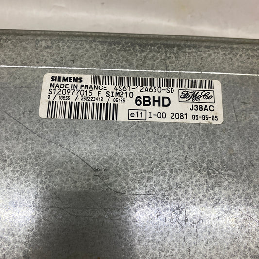 Ford Fiesta 1.25 Motor Beyni 4S61-12A650-SD / GD / LG / PE Orijinal Çıkma ECU