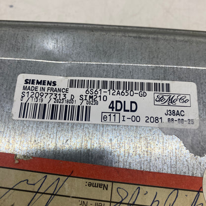 Ford Fiesta 1.25 Motor Beyni 4S61-12A650-SD / GD / LG / PE Orijinal Çıkma ECU
