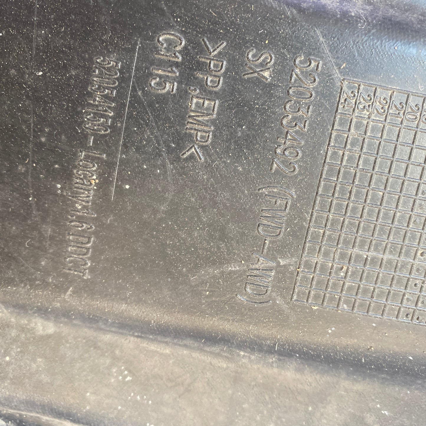 Jeep Renegade Ön Sol Çamurluk Davlumbazı 52033492