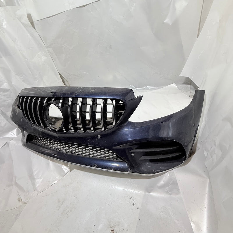 Mercedes C W205 AMG Ön Tampon + GTR Panjur Seti 14-21 En Uygun Oto Parça
