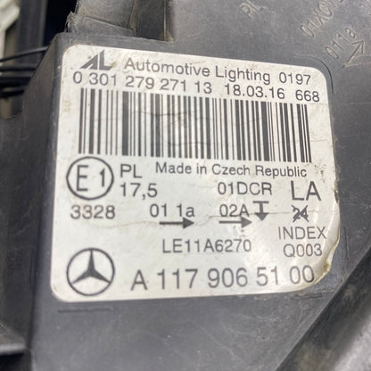 Mercedes CLA W117 Sol Far A1179065100 En Uygun Oto Parça