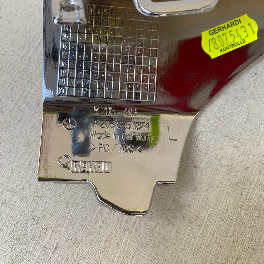 Mercedes C W205 Amg Ön Tampon Alt Dudak Krom A2058851374 – En