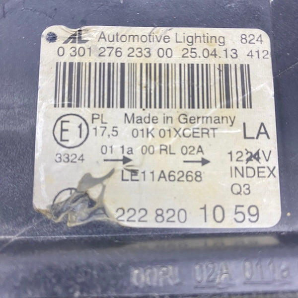 Mercedes S W222 Sol Far A2228201059 En Uygun Oto Parça