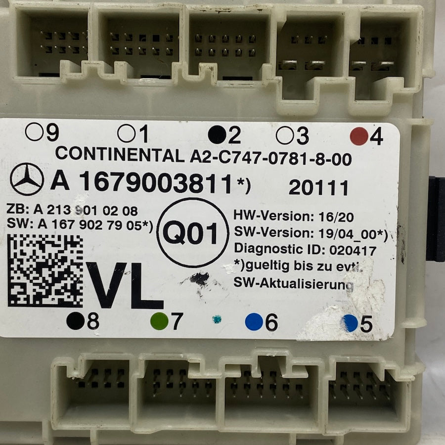 Mercedes W205 C Serisi Kapı Kontrol Beyni A1679003811 Orijinal Çıkma