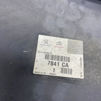 Peugeot 508 Ön Sağ Çamurluk Orijinal Sıfır 7841CA