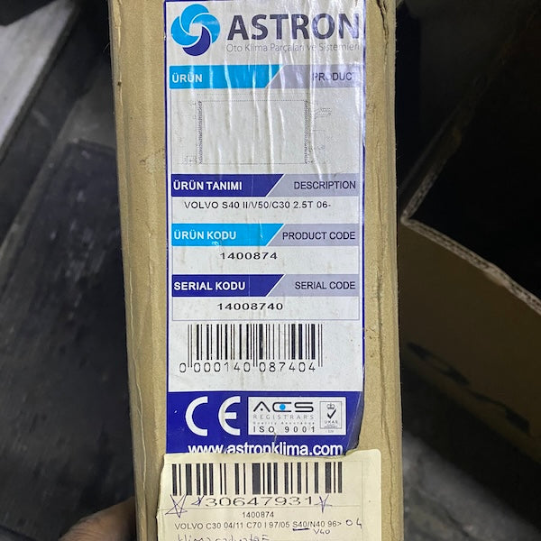 Volvo S40/C30/V50 2.5T Klima Radyatörü 30647931 En Uygun Oto Parça